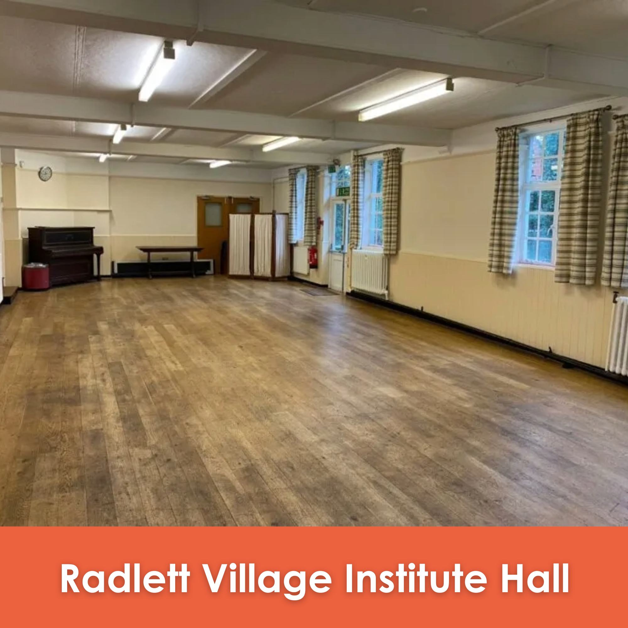 Radlett Village Institute Hall - Inside View