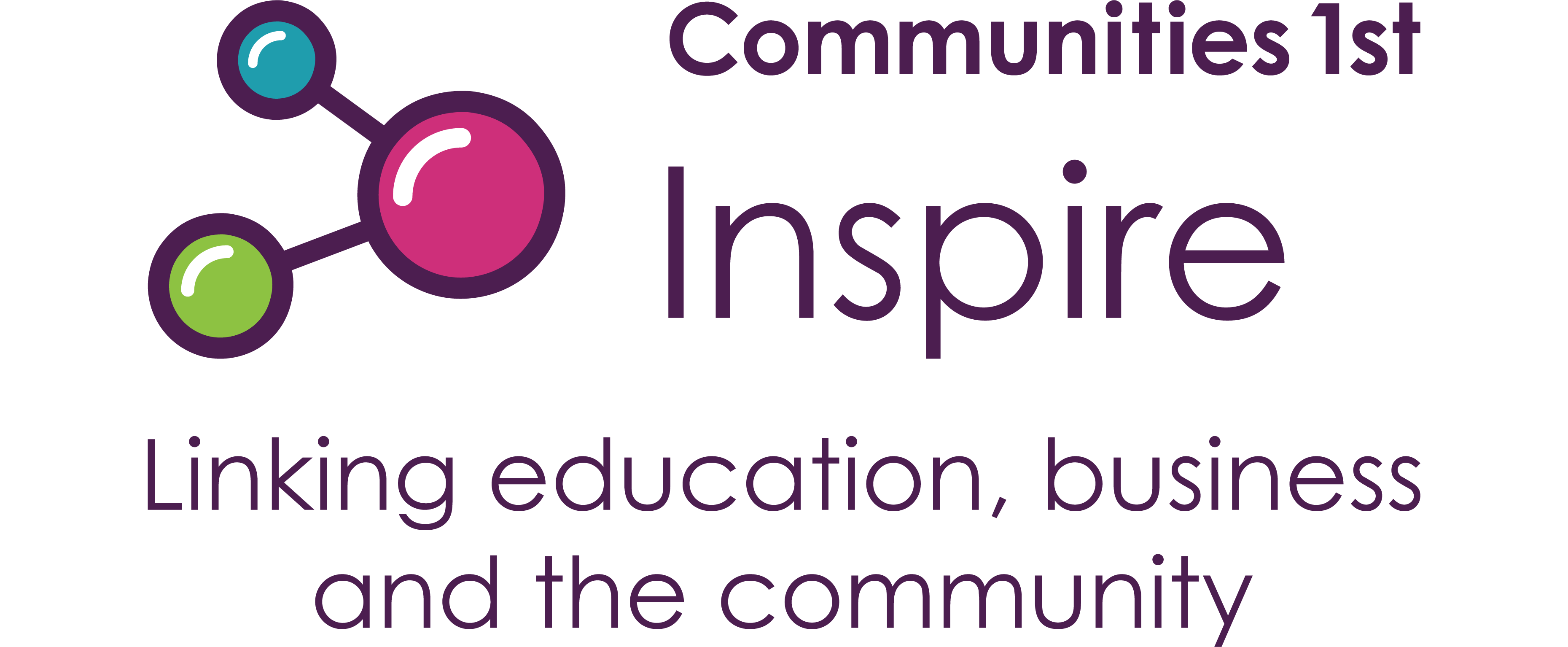 inspire logo: Linking education, business and the community