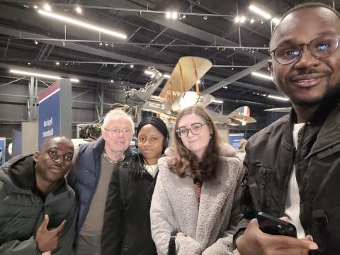 Nurse buddies trip to RAF Museum