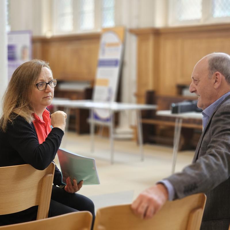An interaction between a member of our staff and Potters Bar Community News.