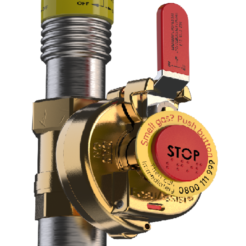 EasyAssist™ is a big red button that can be fitted to your traditional Emergency Control Valve. 